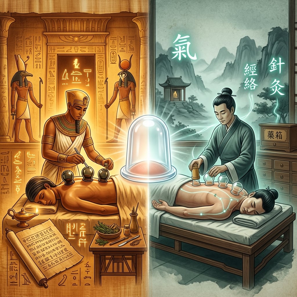 A Tale of Two Origins: East and West Cupping Therapy lineage