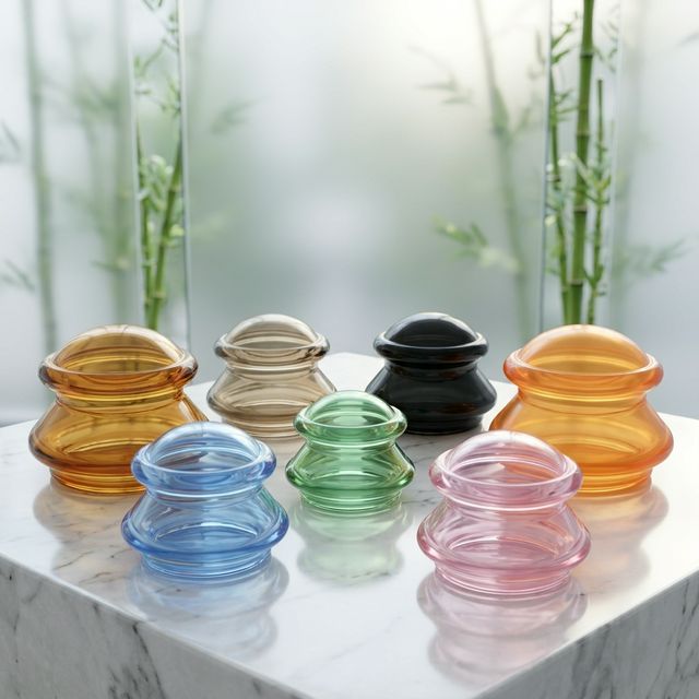 Custom OEM silicone cupping sets in multiple colors